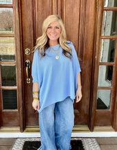 Load image into Gallery viewer, Raised Ribbed Dolman Oversized Top
