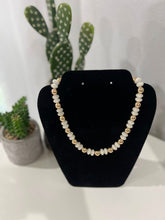 Load image into Gallery viewer, Water Resistant Ivory &amp; Gold Beaded Necklace
