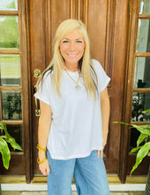 Load image into Gallery viewer, Brushed Melange Short Sleeve Top
