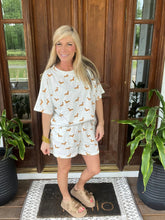 Load image into Gallery viewer, Gray Weenie Dog Shorts Set
