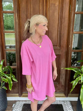 Load image into Gallery viewer, Stretchy Pocket Oversized Textured Dress
