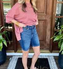 Load image into Gallery viewer, Judy Blue Super Stretchy High Rise Dark Wash Shorts
