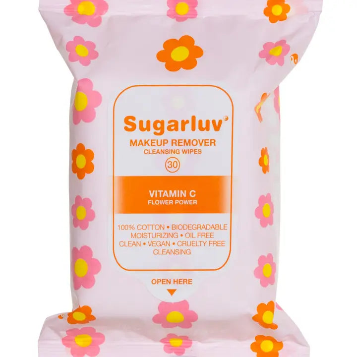 Makeup Remover Cleansing Wipes - Vitamin C 30 Count