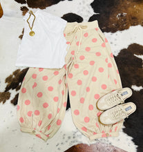 Load image into Gallery viewer, Polka Dot French Terry Balloon Pants
