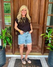Load image into Gallery viewer, Judy Blue Light Wash Rigid Magic Distressed Dad Shorts
