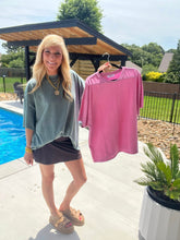 Load image into Gallery viewer, Oversized Washed Cotton Tee
