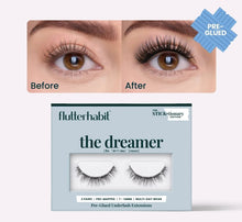 Load image into Gallery viewer, Sticktionary Pre-Glued The Dreamer Lashes by Flutterhabit Set of 2 Pairs
