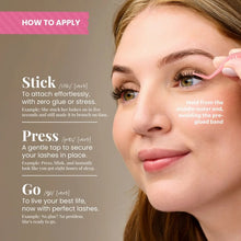 Load image into Gallery viewer, Sticktionary Pre-Glued The Dreamer Lashes by Flutterhabit Set of 2 Pairs
