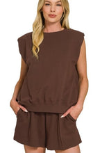 Load image into Gallery viewer, French Terry Muscle Tank &amp; Shorts Set
