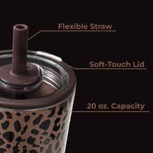 Load image into Gallery viewer, Brown Leopard Hydrojug 20oz

