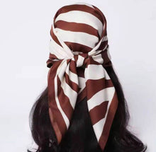 Load image into Gallery viewer, Large Satin Printed Scarves
