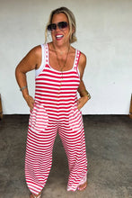 Load image into Gallery viewer, Striped Terry Jumpsuit by Blakeley Designs
