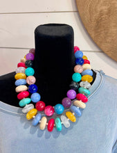 Load image into Gallery viewer, Rainbow Oversized Beaded Necklaces
