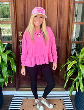 Load image into Gallery viewer, Long Sleeve Ruffle Detail Long Sleeve Top
