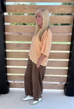 Load image into Gallery viewer, Oversized Stripe Boyfriend Tee
