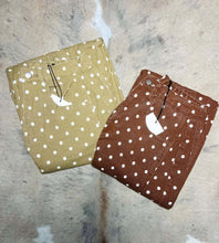 Load image into Gallery viewer, Polka Dot Stretch Barrel Jeans
