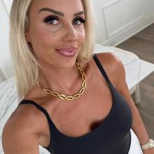 Load image into Gallery viewer, ✨🔗Gold Chunky Link Necklace by ChanSutt
