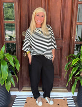 Load image into Gallery viewer, Oversized Stripe Boyfriend Tee
