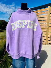 Load image into Gallery viewer, Lilac Reversible Mockneck Teach/Inspire by Bucketlist
