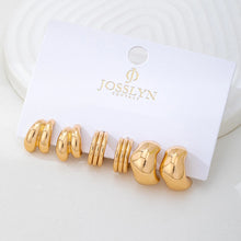 Load image into Gallery viewer, Gold Hoop Earring Sets - 9 Options
