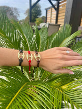 Load image into Gallery viewer, Gold Charm Adjustable Toggle Bracelet
