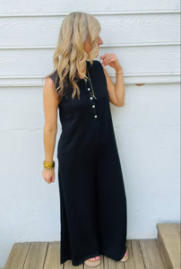 Black Wide Leg Jumpsuit
