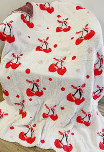 Cherry Luxe Blanket