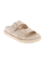 Load image into Gallery viewer, MIA Tumbled Double Buckle Slide Sandal : 2 colors
