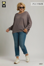 Load image into Gallery viewer, Hacci Polka Dot Batwing Dolman Top by Umgee
