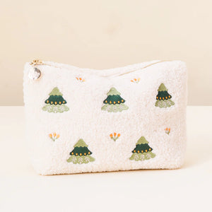 Holiday Teddy Pouch- Countryside Christmas