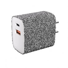 Load image into Gallery viewer, Glitter 2-Port Usb Wall Chargers For Android &amp; Iphone
