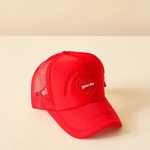 Darling Effect Red Game Day Trucker Hat