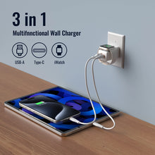 Load image into Gallery viewer, Rapid Wall Charger with Apple Watch Charger

