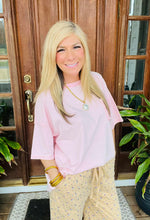 Load image into Gallery viewer, Easel Oversized Faux Pocket Tee
