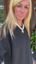 Load and play video in Gallery viewer, Black Scuba Boxy Top &amp; Shorts Set
