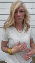 Load and play video in Gallery viewer, Heather Gray Padded Basic Tee
