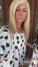 Load and play video in Gallery viewer, Polka Dot Puff Sleeve Dress
