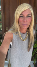Load and play video in Gallery viewer, Heather Gray High-low Hem Oversized Sweater Tank
