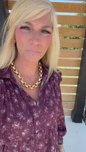 Load and play video in Gallery viewer, Plum Floral Collared Midi Dress by Umgee
