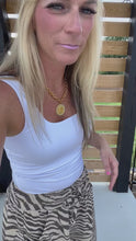 Load and play video in Gallery viewer, Zebra Print French Terry Barrel Pants: Brown or Black
